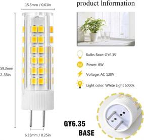 img 4 attached to Exceptional Dimmable GY6 35 AC110V 120V Halogen Equivalent – Discover Unmatched Lighting Performance!