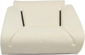 img 4 attached to 🔵 DNA MOTORING ZTL-Y-0137 Driver Side Bucket Seat Lower Cushion Pad, White - Enhanced SEO