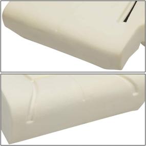 img 2 attached to 🔵 DNA MOTORING ZTL-Y-0137 Driver Side Bucket Seat Lower Cushion Pad, White - Enhanced SEO