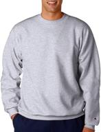 champion adult crewneck sweatshirt ash men's clothing in active logo