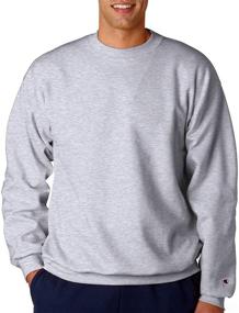 img 2 attached to Champion Adult Crewneck Sweatshirt Ash Men's Clothing in Active