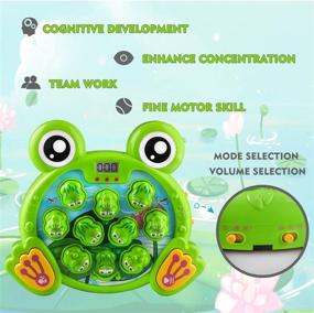 img 2 attached to 🐸 KKONES Music Super Frog Game Toddler Toys - Interactive Fun Toy with Music & Light for Kids Aged 2-8, Perfect Gift for Boys & Girls