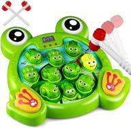 🐸 kkones игра «супер-лягушка» музыкальная детская игрушка - интерактивная игрушка с музыкой и светом для детей от 2 до 8 лет, идеальный подарок для мальчиков и девочек. логотип