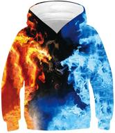 🦄 stylish unicomidea geometry sweatshirts: trendy boys' fashion hoodies & sweatshirts logo