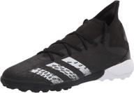 adidas predator freak black white men's shoes in athletic логотип