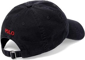 img 1 attached to 🧢 Polo Ralph Lauren Men's Core Classic Sport Hat with Black/Red Pony - One Size