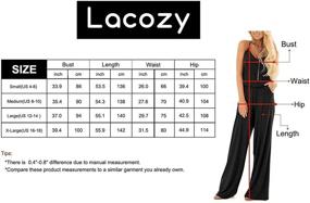 img 1 attached to 👗 LACOZY Sleeveless Rompers: Trendy Spaghetti Jumpsuit for Women – Top Choice in Jumpsuits, Rompers & Overalls