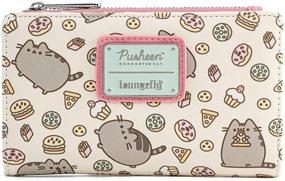 img 4 attached to 🍕 Loungefly Pusheen the Cat Snack Pattern Faux Leather Wallet