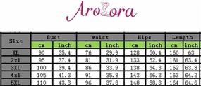 img 1 attached to Aro Lora Shoulder Asymmetrical 3X Large Women's Clothing