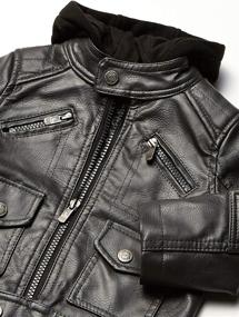 img 1 attached to 👦 Stylish and Trendy: URBAN REPUBLIC Boys Artsy Faux Leather Jacket - Perfect for Fashion-forward Boys!