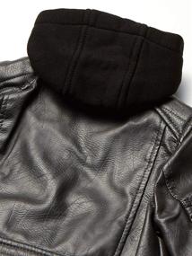 img 2 attached to 👦 Stylish and Trendy: URBAN REPUBLIC Boys Artsy Faux Leather Jacket - Perfect for Fashion-forward Boys!