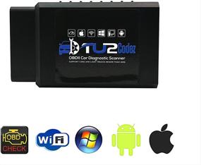 img 4 attached to 🚗 Upgraded Chip TU2Codez OBD Car Scanner: iOS & Android Compatible - Pass State Emission's Inspection Test, Clear Engine Light, WiFi Connection - Save Time & Repair Costs with Accurate Data