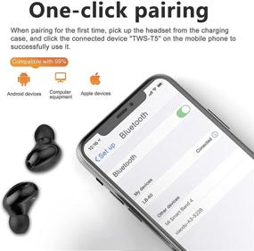 img 2 attached to True Wireless Bluetooth Earbuds With Active Noise Cancelling Mic