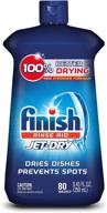 finish jet dry rinse dishwasher drying household supplies and dishwashing logo