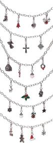 img 1 attached to 🎄 Christmas Advent Charm Calendar Set by Red Co. - Includes 1 Bracelet, 1 Necklace & 22 Unique Charms - Perfect 24-Gift Present for Daughters, Nieces, and Granddaughters