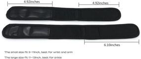 img 3 attached to 🔗 Регулируемый браслет на запястье с сетчатым карманом и липучкой для Fitbit ONE/Fitbit Flex 2 Fitbit ALTA/Alta HR/Activity Tracker/Garmin Fitness Band - от Wanty