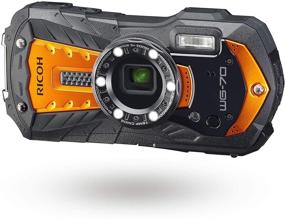 img 4 attached to 📷 Ricoh WG-70 Black Waterproof Digital Camera 16MP with Eye-Catching Orange Accents
