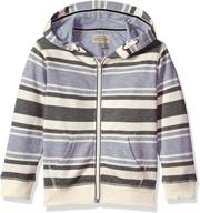 lucky brand sleeve pullover greyheather boys' clothing at fashion hoodies & sweatshirts logo