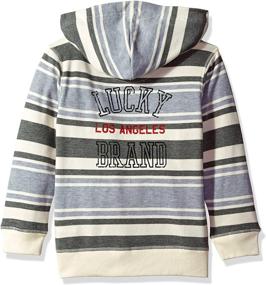 img 1 attached to Lucky Brand Sleeve Pullover Greyheather Boys' Clothing at Fashion Hoodies & Sweatshirts