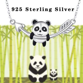 img 2 attached to ❤️ TRISHULA Cute Panda Heart Pendant Necklace - Forever Love Animals Series: Delicate Heart Jewelry Ideal Gift for Mothers, Daughters, and Wives