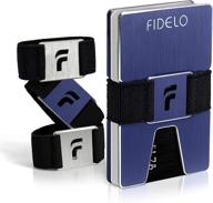 fidelo men's minimalist wallet 👔 with rfid blocking - essential men's accessory logo