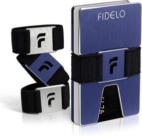 img 4 attached to FIDELO Men's Minimalist Wallet 👔 with RFID Blocking - Essential Men's Accessory