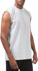 img 1 attached to Pro Club Heavyweight Sleeveless T Shirt Men's Clothing and Shirts