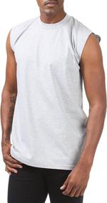 img 2 attached to Pro Club Heavyweight Sleeveless T Shirt Men's Clothing and Shirts
