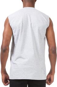 img 3 attached to Pro Club Heavyweight Sleeveless T Shirt Men's Clothing and Shirts