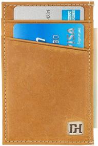 img 4 attached to Slim Leather Wallets Men Credit Men's Accessories