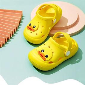 img 3 attached to 👟 Explore Ainikas Toddler Non Slip Lightweight Sandals for Boys - Versatile Shoes, Clogs & Mules