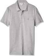 👔 lacoste sleeve stretch ph4014 silver men's clothing and shirts - stylish comfort for men logo