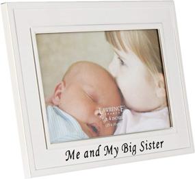 img 4 attached to Silver Plated Big Sister Picture Frame - Me And My Big Sister Design by Lawrence Frames, 6x4 Size