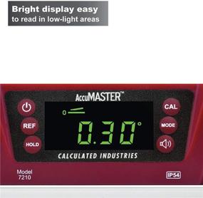 img 1 attached to Calculated Industries 7210 AccuMASTER Protractor