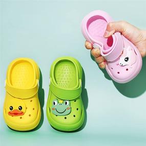 img 2 attached to 👟 Ainikas Toddler Non Slip Lightweight Sandals Boys' Shoes: Clogs & Mules for a Secure and Comfortable Fit