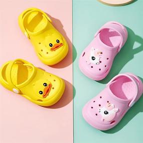 img 3 attached to 👟 Ainikas Toddler Non Slip Lightweight Sandals Boys' Shoes: Clogs & Mules for a Secure and Comfortable Fit