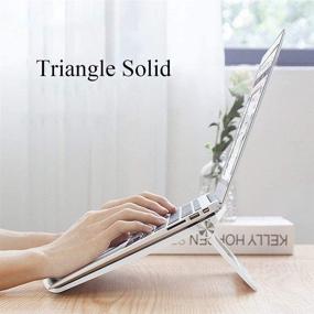 img 3 attached to Foldable Adjustable Notebook Compatible MacBook Laptop Accessories