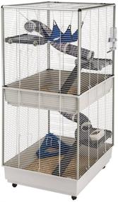 img 4 attached to 🐾 Ferplast Double-Story Ferret Cage - Ferret Tower for Enhanced SEO