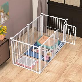 img 1 attached to 🐶 BENYI Dog Panel Playpen: Durable Indoor Outdoor Pet Fence for Heavy Duty Exercise, Crate, and Safety
