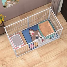 img 2 attached to 🐶 BENYI Dog Panel Playpen: Durable Indoor Outdoor Pet Fence for Heavy Duty Exercise, Crate, and Safety