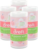 🧸 dreft baby toy, car seat, high chair, and more multi-surface gentle cleaning wipes logo