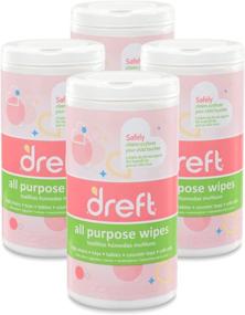 img 4 attached to 🧸 Dreft Baby Toy, Car Seat, High Chair, and More Multi-Surface Gentle Cleaning Wipes