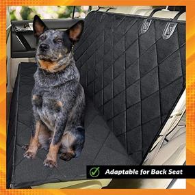 img 1 attached to 🐶 ADVO Dog Cargo Liner for SUV - Universal Fit 82 x 54in | Durable Trunk Cover Mat to Protect Your Vehicle | Non-Slip, Scratchproof with Side Flaps | Perfect for SUVs