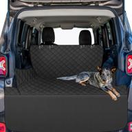 🐶 advo dog cargo liner for suv - universal fit 82 x 54in | durable trunk cover mat to protect your vehicle | non-slip, scratchproof with side flaps | perfect for suvs logo