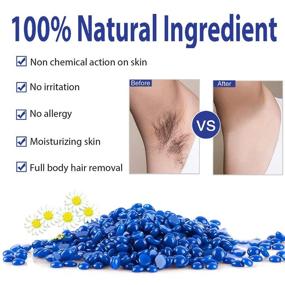img 1 attached to 🔥 Wax Beads for Hair Removal, 10.5 oz, Hard Wax Beads for Sensitive Skin Facial, Eyebrow, Bikini, Brazilian Waxing, At-Home Hard Wax Beans for Women and Men