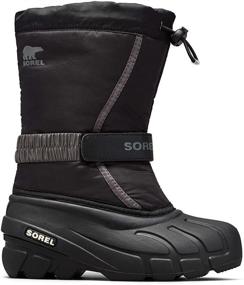 img 1 attached to Sorel Youth Flurry Winter Tropic Boys' Shoes in Boots