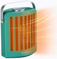 🔥 powerextra space heater: 60° oscillating ceramic heater with 3 modes, touch control, and tip over protection - ideal for office, bedroom, indoor use logo