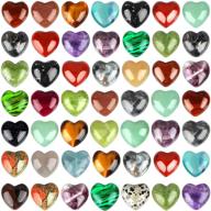 fumete assorted heart shaped gemstone balancing logo