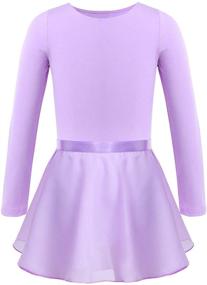 img 3 attached to 🩰 Girl's Ballet Camisole Leotard Sleeve by Freebily - Active Wear Girl's Clothing