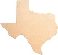 🔨 authentic unfinishedwoodco unfinished texas state wood cutouts for diy craft projects logo